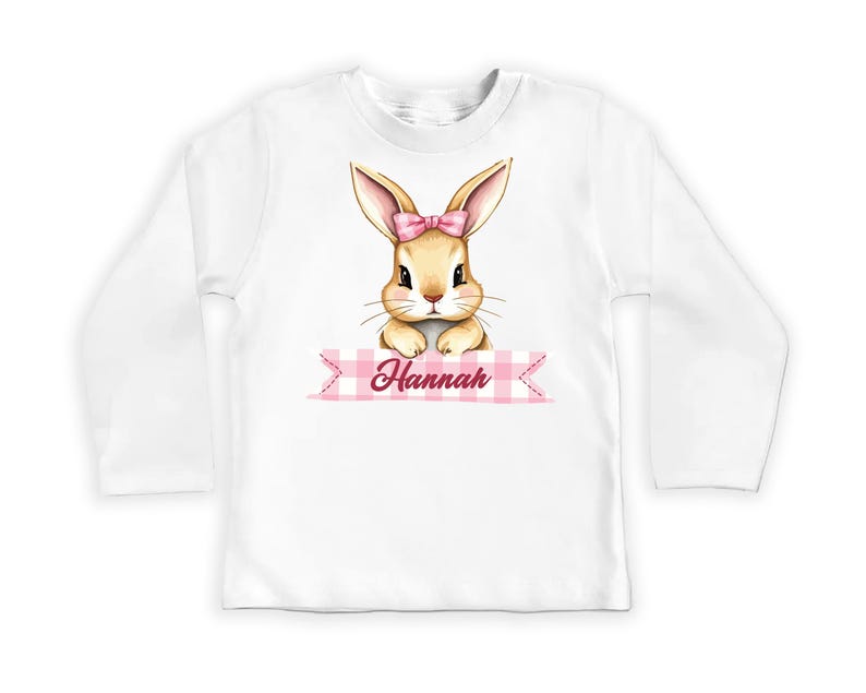 Personalized Easter Bunny Baby Sweatshirt, Adorable Bunny Pullover