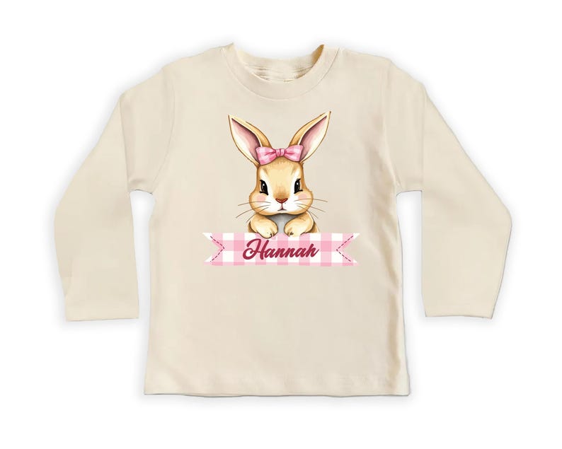 Personalized Easter Bunny Baby Sweatshirt, Adorable Bunny Pullover