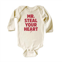 Mr. Steal Your Heart Baby Shirt, Adorable Boy Valentine Pullover