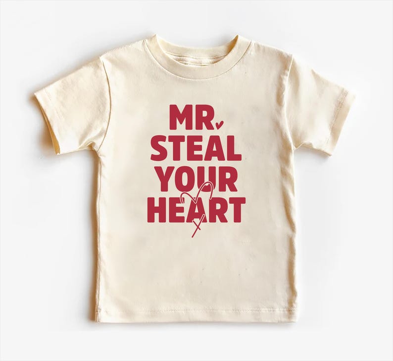Mr. Steal Your Heart Baby Shirt, Adorable Boy Valentine Pullover