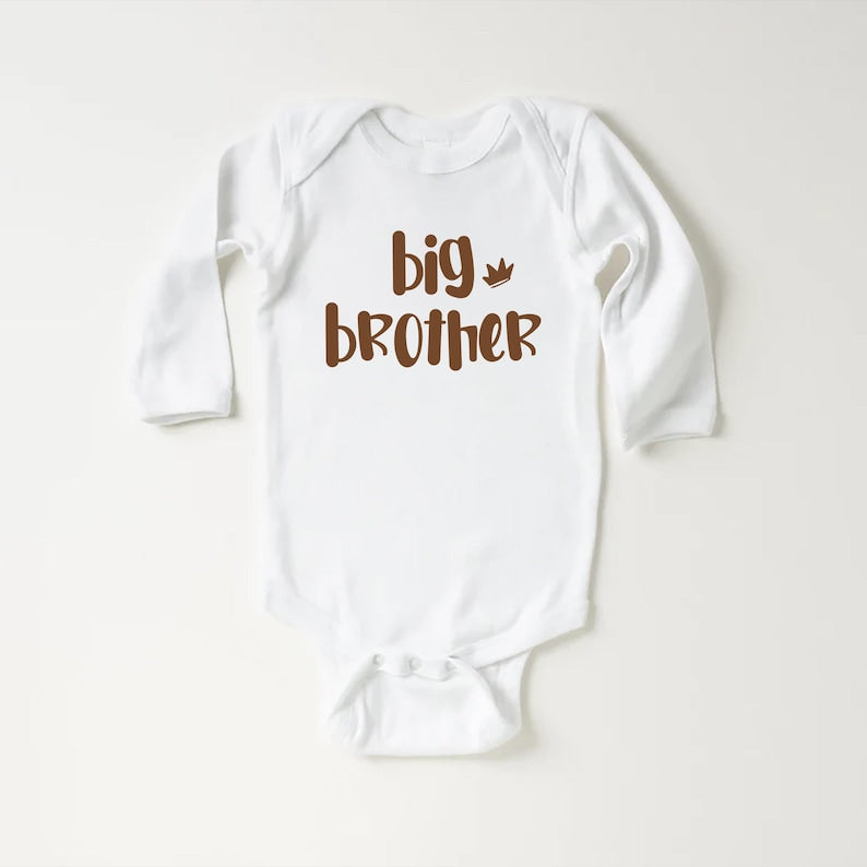 Big Brother Baby Sweatshirt, Pregnancy Announcement Outfit for Boys