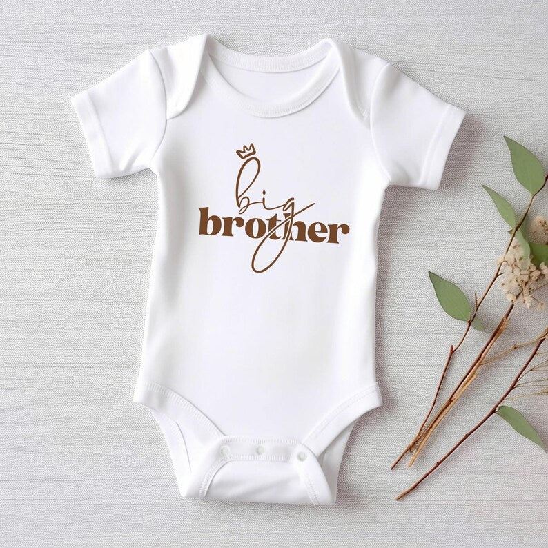 Big Brother Baby Shirt, Pregnancy Announcement Outfit for Boys