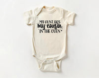 My Aunt Has My Cousin In The Oven Baby Sweatshirt, Cute Family Gift