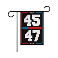 Trump Inauguration 2025 Garden Flag, 12x18 Inch Double Sided, JD Vance Lawn Flag, 45 47 President Donald Trump Flag, Trump Inauguration Flag