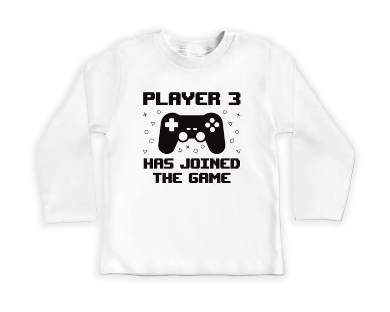 Player 3 Has Joined the Game Baby Bodysuit, Newborn Gift