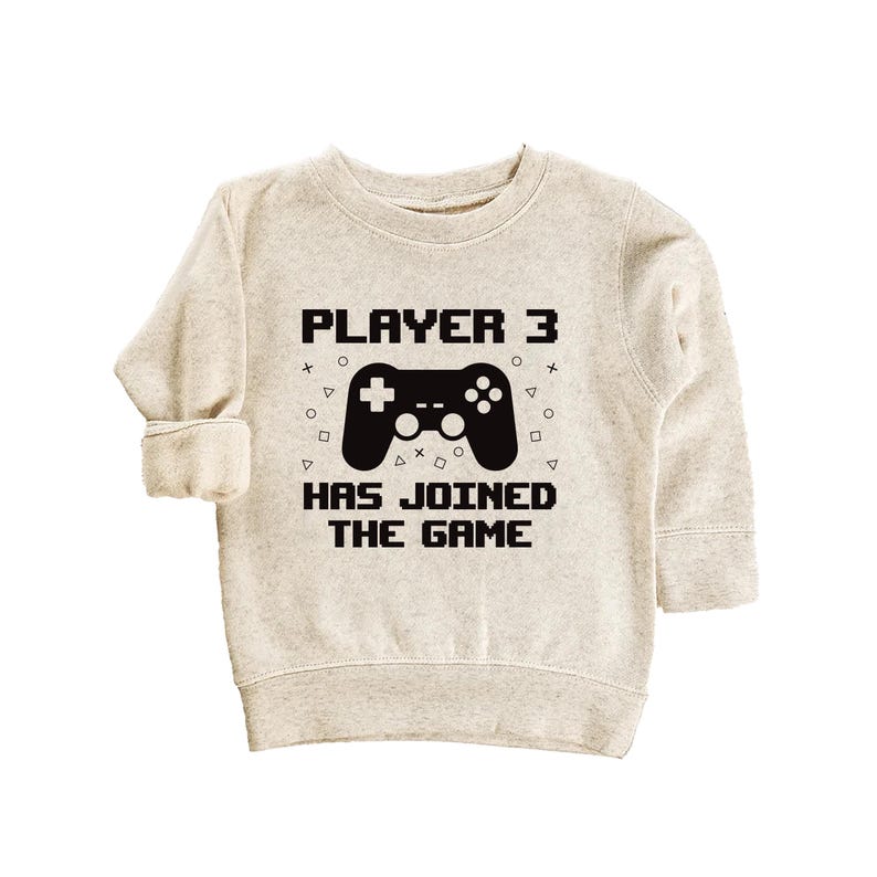 Player 3 Has Joined the Game Baby Bodysuit, Newborn Gift
