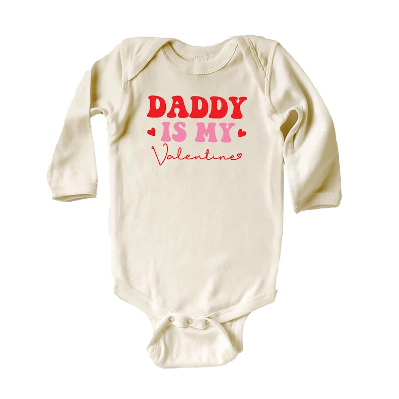 Valentine’s Day Baby Bodysuit, Love Heart Valentine Gift for Kids