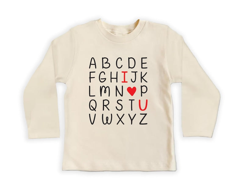 Boys Valentine’s Day Baby Shirt, Toddler Boy Crewneck Sweater Gift