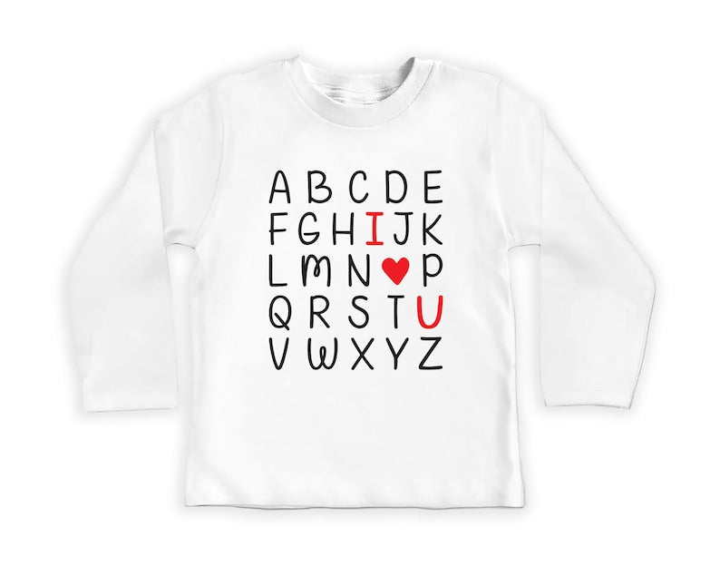Boys Valentine’s Day Baby Shirt, Toddler Boy Crewneck Sweater Gift