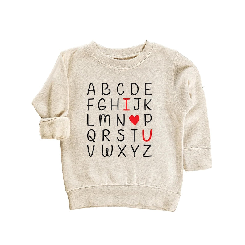 Boys Valentine’s Day Baby Shirt, Toddler Boy Crewneck Sweater Gift