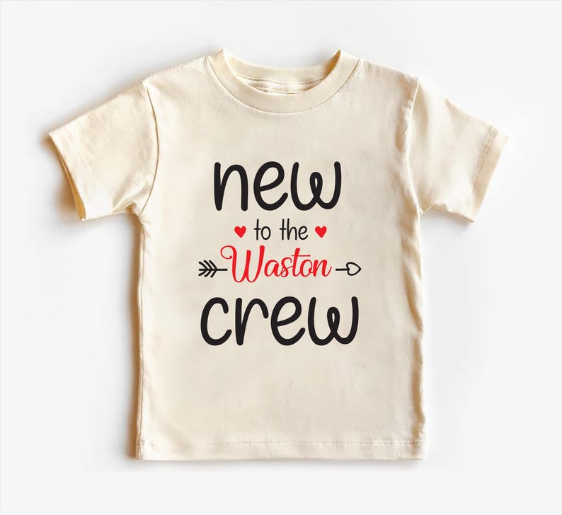 Personalized New to the Crew Baby Bodysuit, Baby Outfit for Boys or Girls