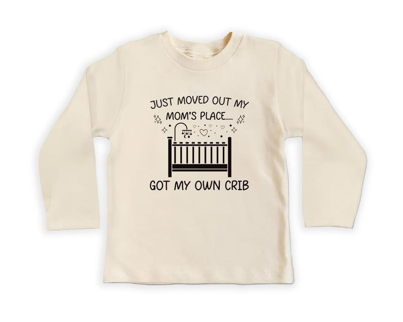 Just Moved Out of My Mom’s Place Baby Bodysuit, Adorable Baby Gift