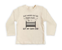 Just Moved Out of My Mom’s Place Baby Bodysuit, Adorable Baby Gift