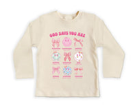 God Says I Am Baby Shirt, Religious Girls Outfit