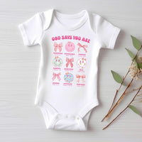 God Says I Am Baby Shirt, Religious Girls Outfit