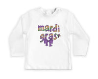 Mardi Gras Coquette Baby Shirt, Mardi Gras Baby Clothing