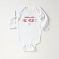 Big Sister Baby Sweatshirt, Pregnancy Announcement Crew Neck for Girls
