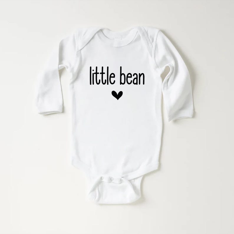 Little Bean Baby Shirt, Adorable Newborn Gift
