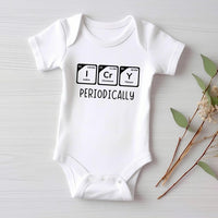 I Cry Periodically Baby Sweatshirt, Nerdy Chemistry Baby Outfit