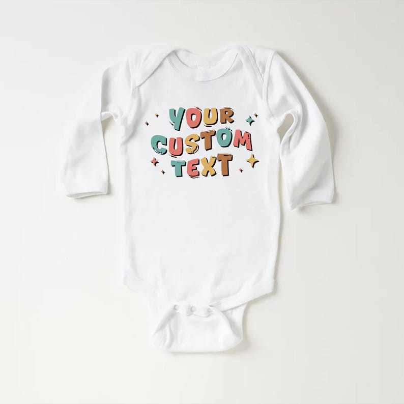Custom Text Baby Sweatshirt, Baby Shower Gift