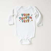 Custom Text Baby Sweatshirt, Baby Shower Gift