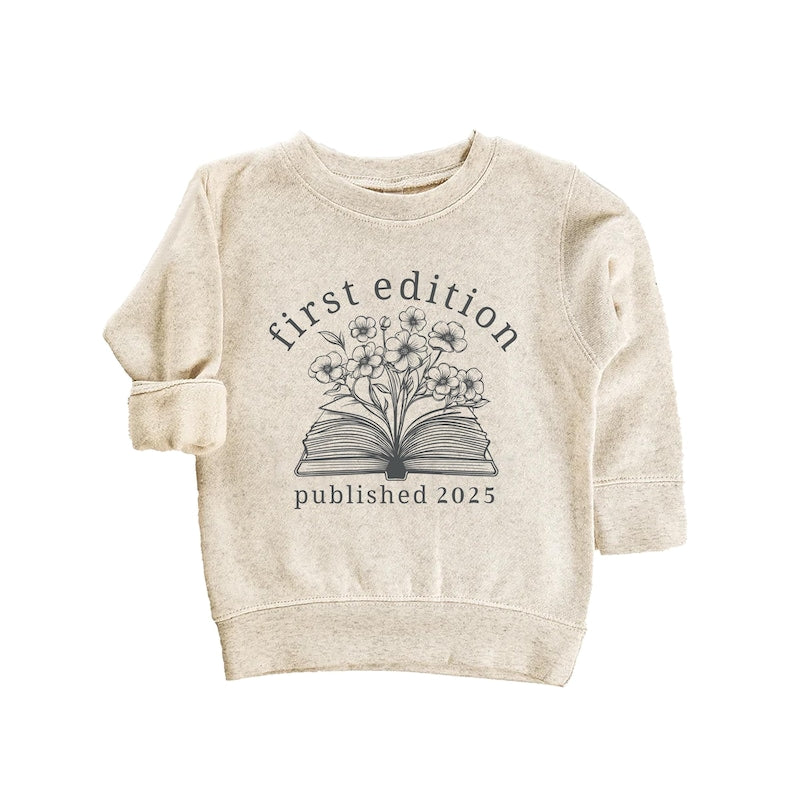 First Edition Baby Shirt, Littlest Book Club Member Outfit