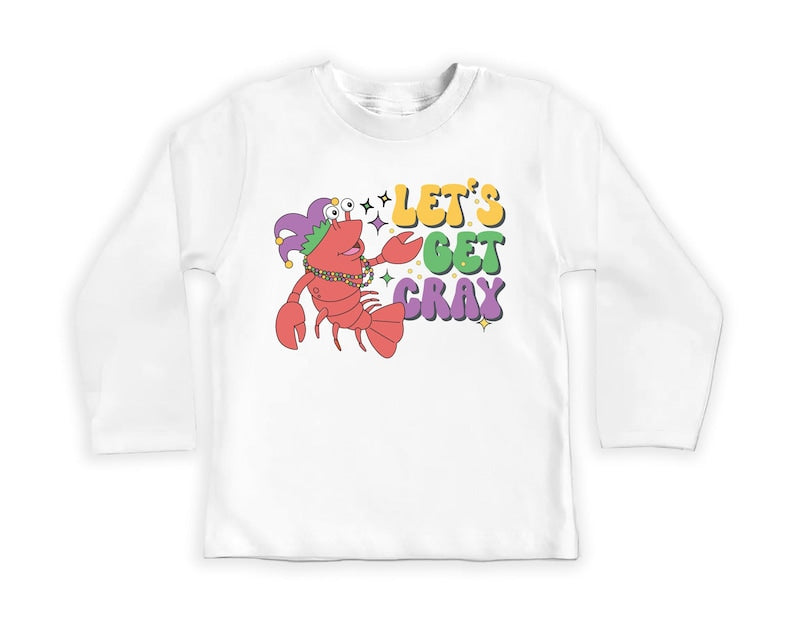 Let’s Get Cray Mardi Gras Baby Bodysuit