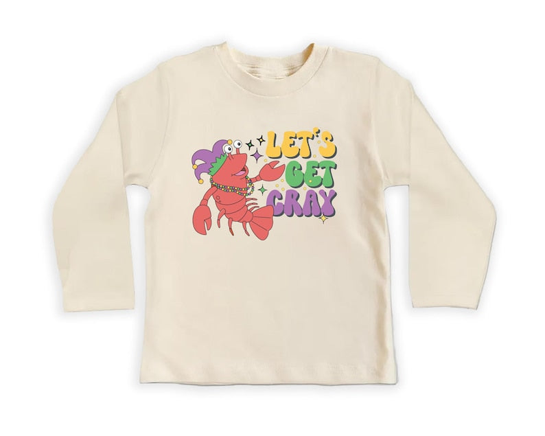 Let’s Get Cray Mardi Gras Baby Bodysuit