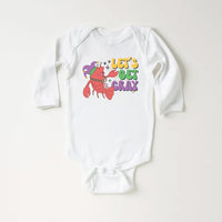 Let’s Get Cray Mardi Gras Baby Bodysuit