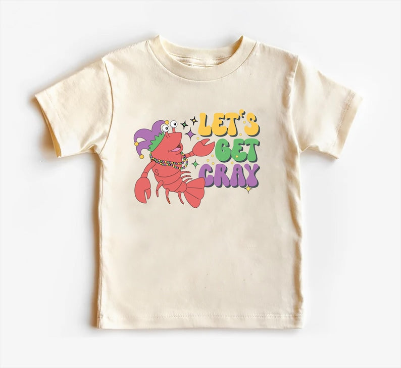Let’s Get Cray Mardi Gras Baby Bodysuit
