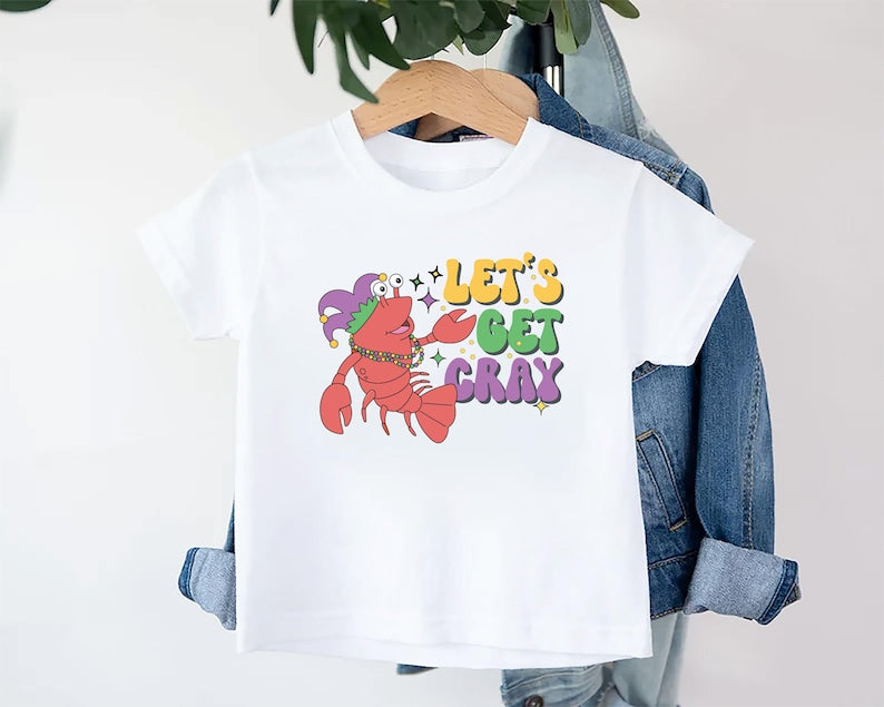 Let’s Get Cray Mardi Gras Baby Bodysuit