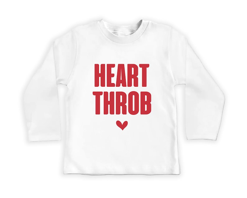 Heart Throb Baby Bodysuit, Cute Valentine Gift