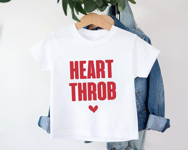 Heart Throb Baby Bodysuit, Cute Valentine Gift