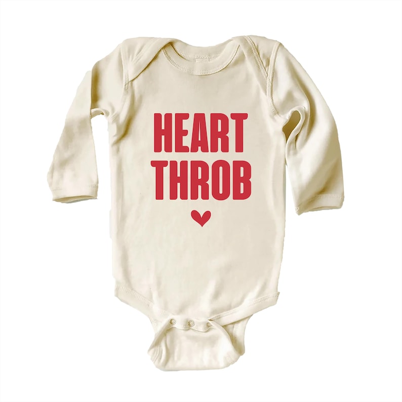 Heart Throb Baby Bodysuit, Cute Valentine Gift