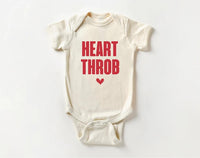 Heart Throb Baby Bodysuit, Cute Valentine Gift