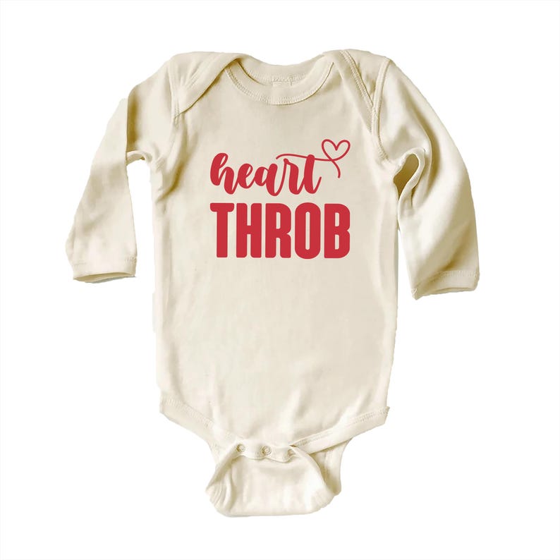Heart Throb Baby Bodysuit, Cute Valentine Gift