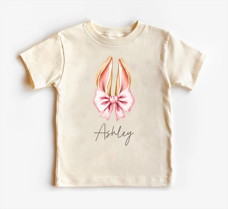 Personalized Easter Bunny Baby Bodysuit, Adorable Kids Easter Gift