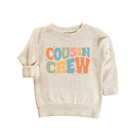 Cousin Crew Baby Sweatshirt, Cousin Beach Vacation Gift