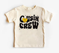 Cousin Crew Smiley Face Baby Sweatshirt, Cousin Beach Vacation Gift