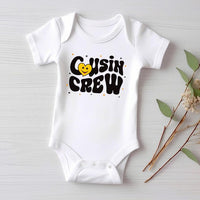 Cousin Crew Smiley Face Baby Sweatshirt, Cousin Beach Vacation Gift