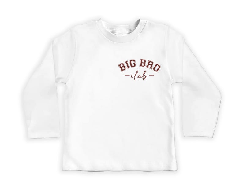 Big Bro Baby Shirt, Matching Sibling Gift for Boys