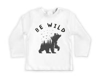 Be Wild Baby Shirt, Outdoor Camping Baby Clothes