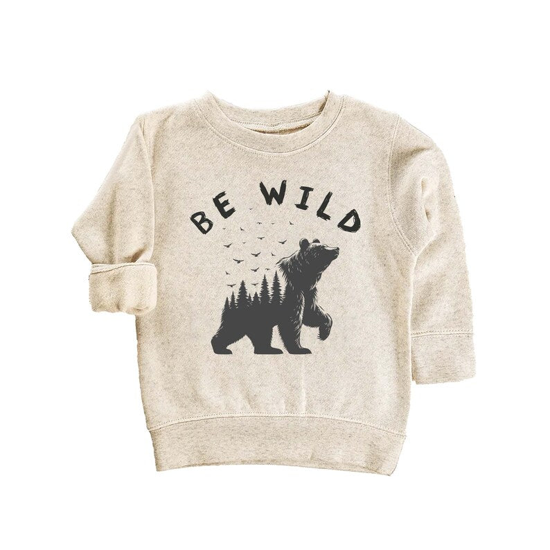 Be Wild Baby Shirt, Outdoor Camping Baby Clothes
