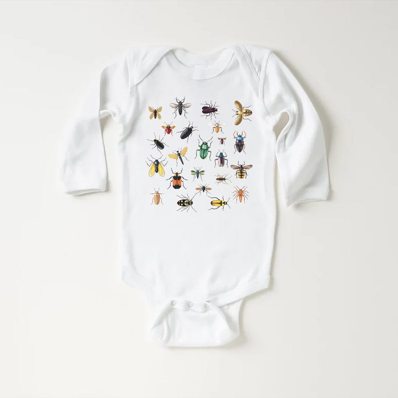 Bug Baby Shirt, Entomology Bug Lover Birthday Gift for Kids