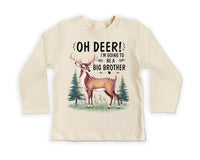 Oh Deer I’m Going to Be a Big Brother Baby Sweatshirt