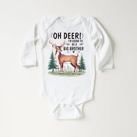 Oh Deer I’m Going to Be a Big Brother Baby Sweatshirt