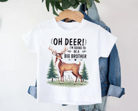 Oh Deer I’m Going to Be a Big Brother Baby Sweatshirt
