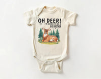 Oh Deer I’m Going to Be a Big Brother Baby Bodysuit