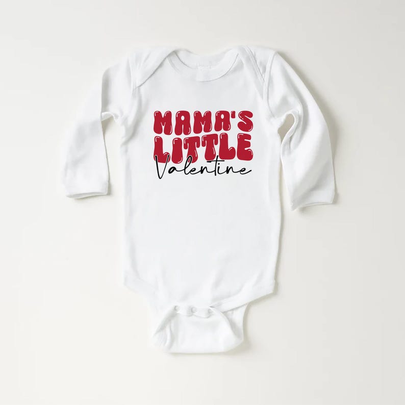 Mama’s Little Valentine Baby Sweatshirt, Newborn Keepsake