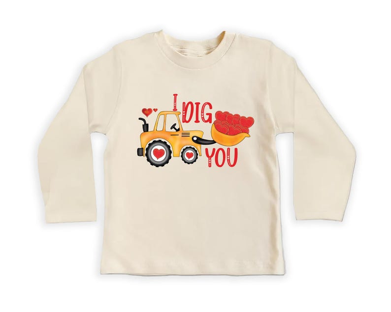 Valentine’s Day Baby Bodysuit, I Dig You Valentine Gift